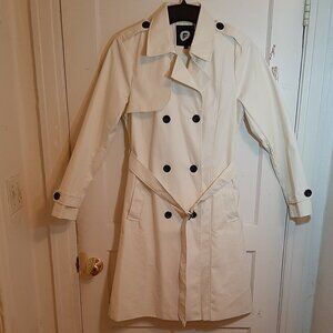 Women's Trenchcoat Double Breasted Trench Coat Water Resistant - S